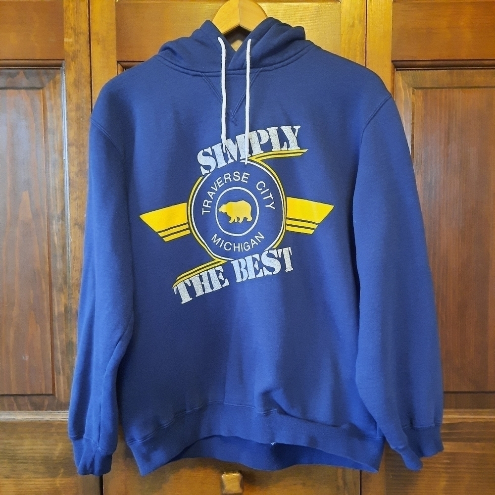 Vintage Gear For Sports Simply The Best Traverse City graphic hoodie swe…